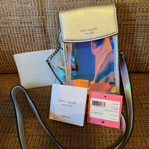 Kate Spade Iridescent North South Phone Crossbody